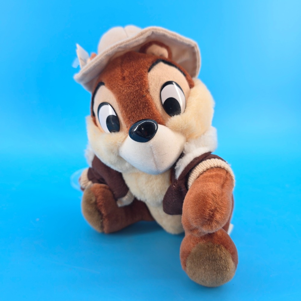 Disney Dale Rescue Rangers Plush‎ Mouseketoys Vintage Bomber Jacket Hat 8 inch
